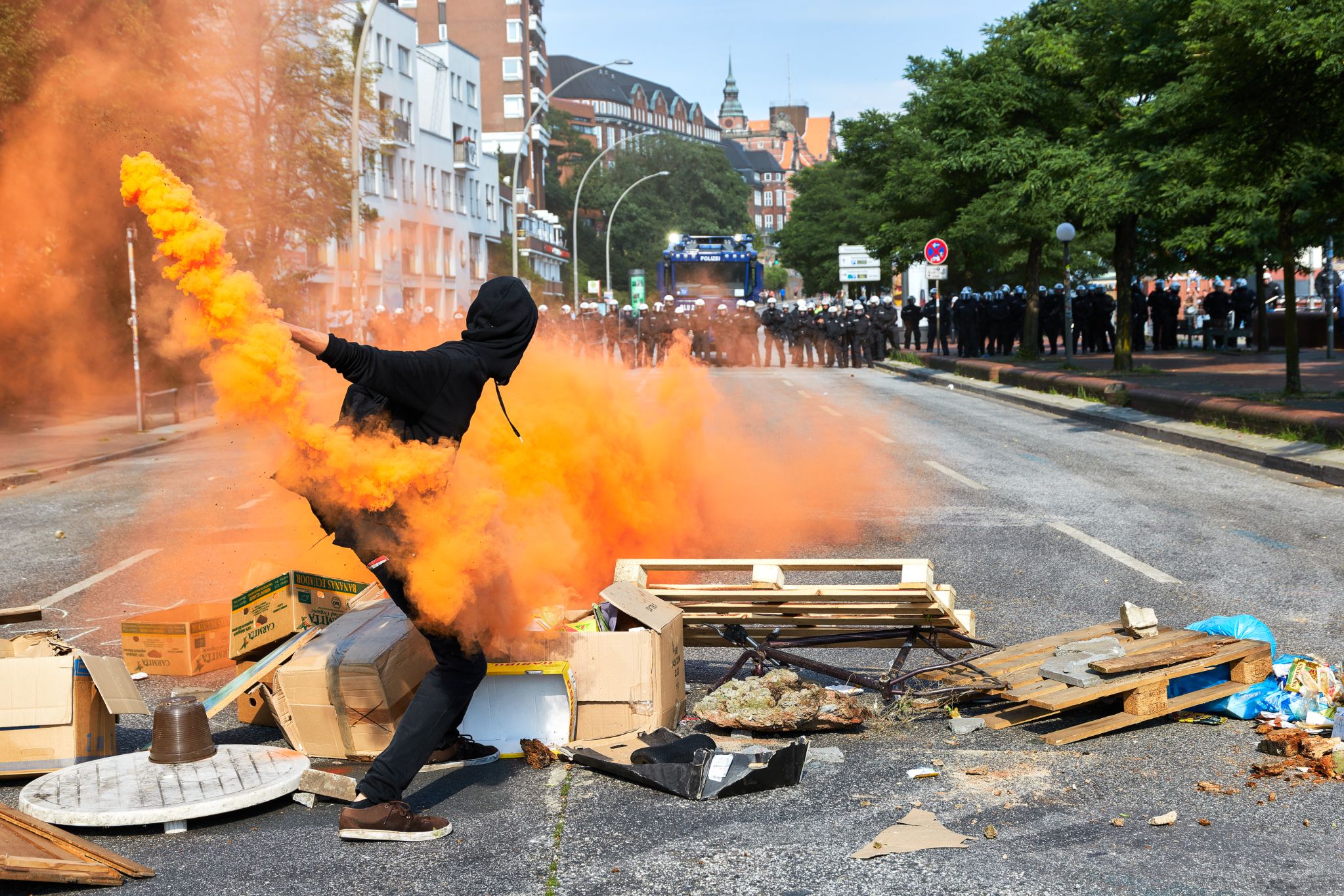 Spontandemo gegen den G20 Gipfel