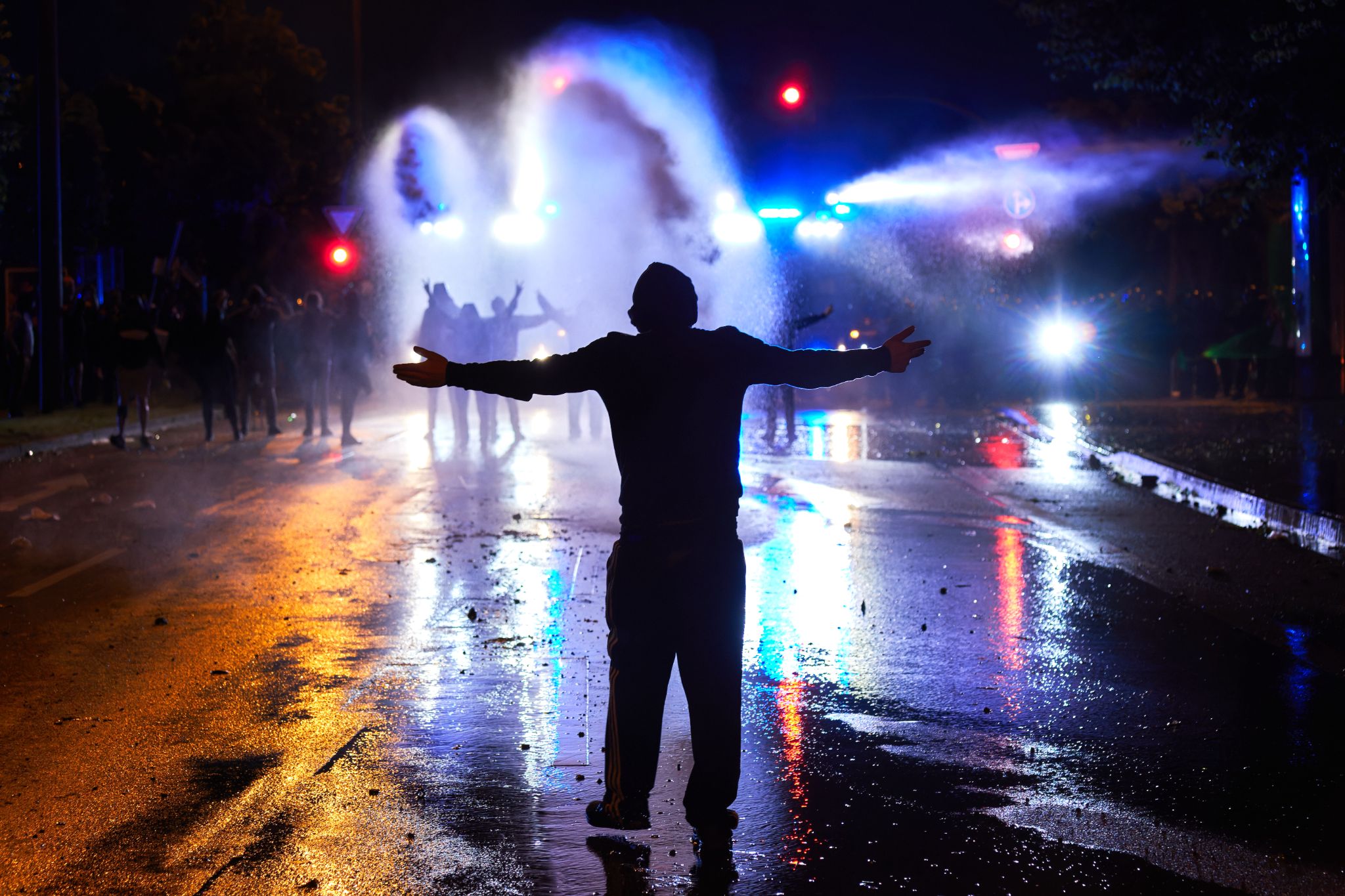 Heavy riots in protest of the G20 summit in Hamburg